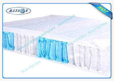 Tela no tejida blanca/del negro/del color azul buena de la fuerza de los PP Spunbond para acolchar del colchón y la cubierta de la primavera