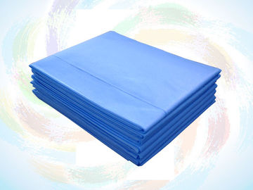 Hoja disponible no tejida azul/del rosa del hospital de los PP Spunbond de cama en quirúrgico